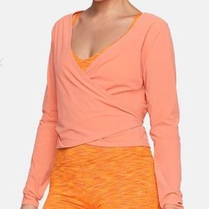 Outdoor Voices long sleeve wrap top
